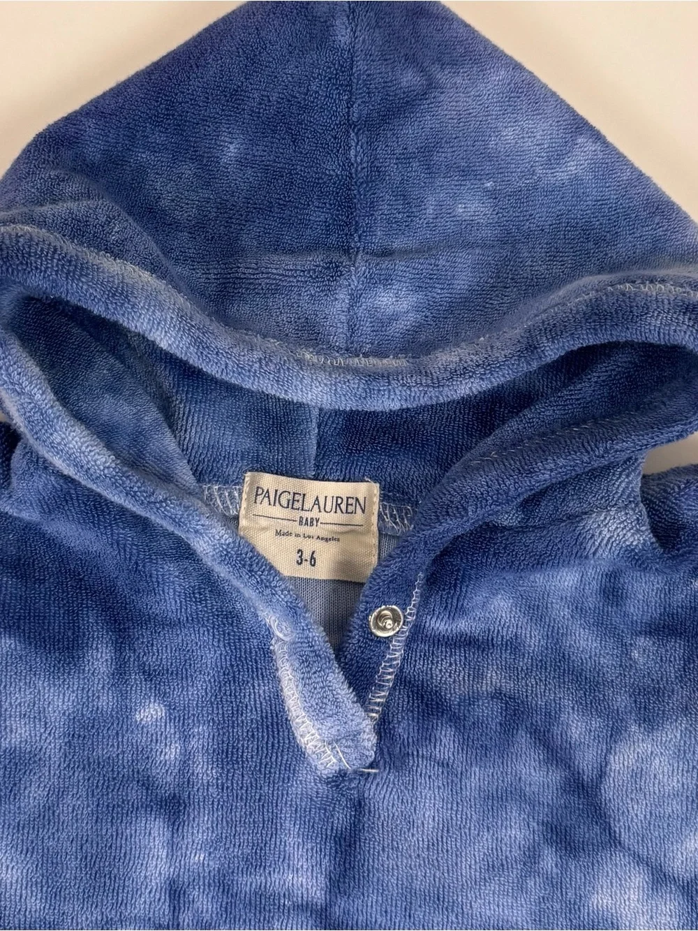 Paige Lauren Baby Terry Cloth Hooded Romper